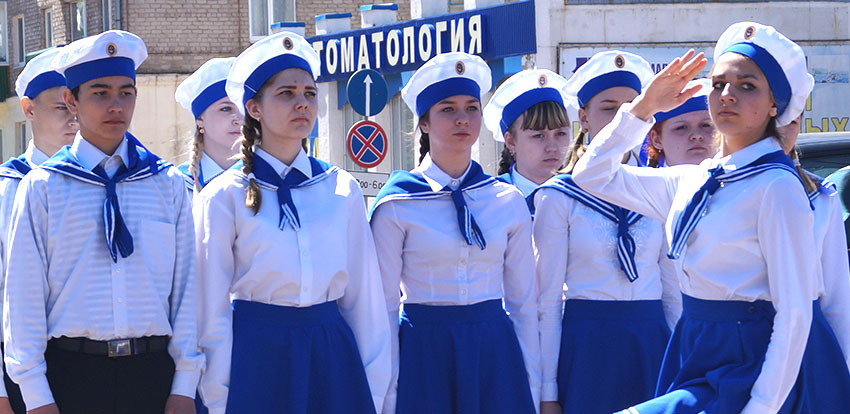 Смотр-строя и песни «Парад Победы -2016»